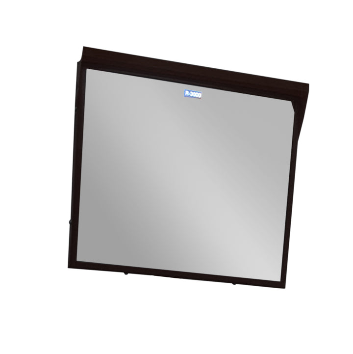 カーブミラー アクリル製 角型 450×600 道路反射鏡 オレンジ 茶 白