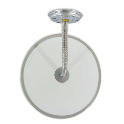 【スピード発送】【 お得な3個セットあり 】 カーブミラー 室内 防犯ミラー 丸型 310φ フレキシブル アーム フレキ ビス止め 防犯 屋内 天井 壁面 店舗 万引き イタズラ 防止 防犯グッズ 盗難防止 業務用 アクリル製 グレー 白 青 日本製 yh037