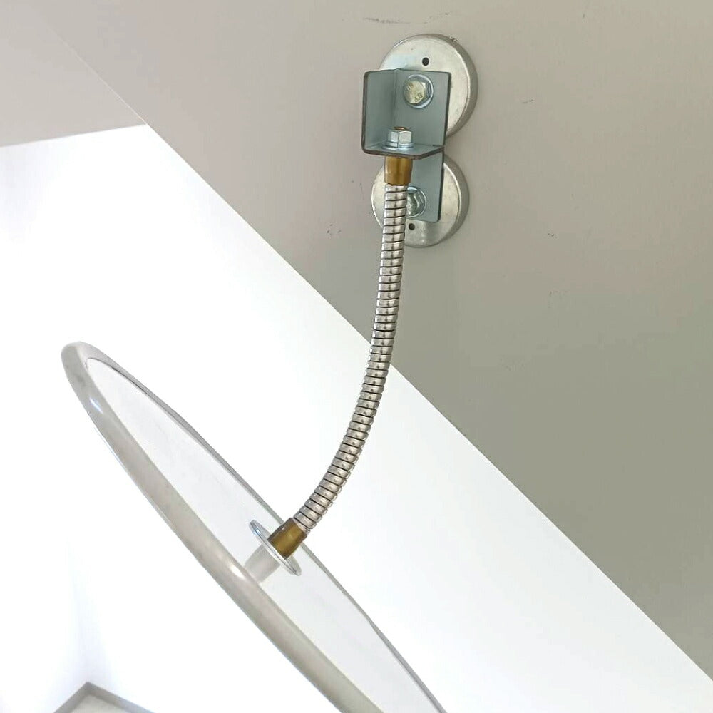 【スピード発送】カーブミラー 室内 防犯ミラー 丸型 310φ マグネット式 フレキシブル アーム フレキ / グレー / 白 / 青 / アクリル製 防犯 屋内 店舗 万引き イタズラ 防止 防犯グッズ 盗難防止 業務用 日本製 yh040