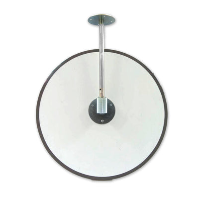 カーブミラー 室内 防犯ミラー 丸型 440φ 固定アーム 固定タイプ 防犯 屋内 店舗 工場 倉庫 万引き イタズラ 防止 防犯グッズ 盗難防止 業務用 アクリル製 /グレー/白/青/ 日本製 yh046