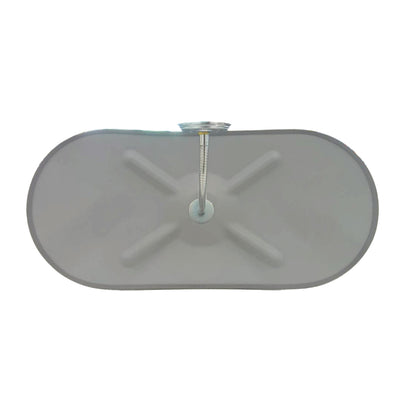 カーブミラー 室内 防犯ミラー 小判 365×760ｍｍ フレキシブル アーム フレキ ビス止め 防犯 屋内 天井 壁面 店舗 万引き イタズラ 防止 防犯グッズ 盗難防止 業務用 アクリル製 /グレー/白/青/日本製 yh068