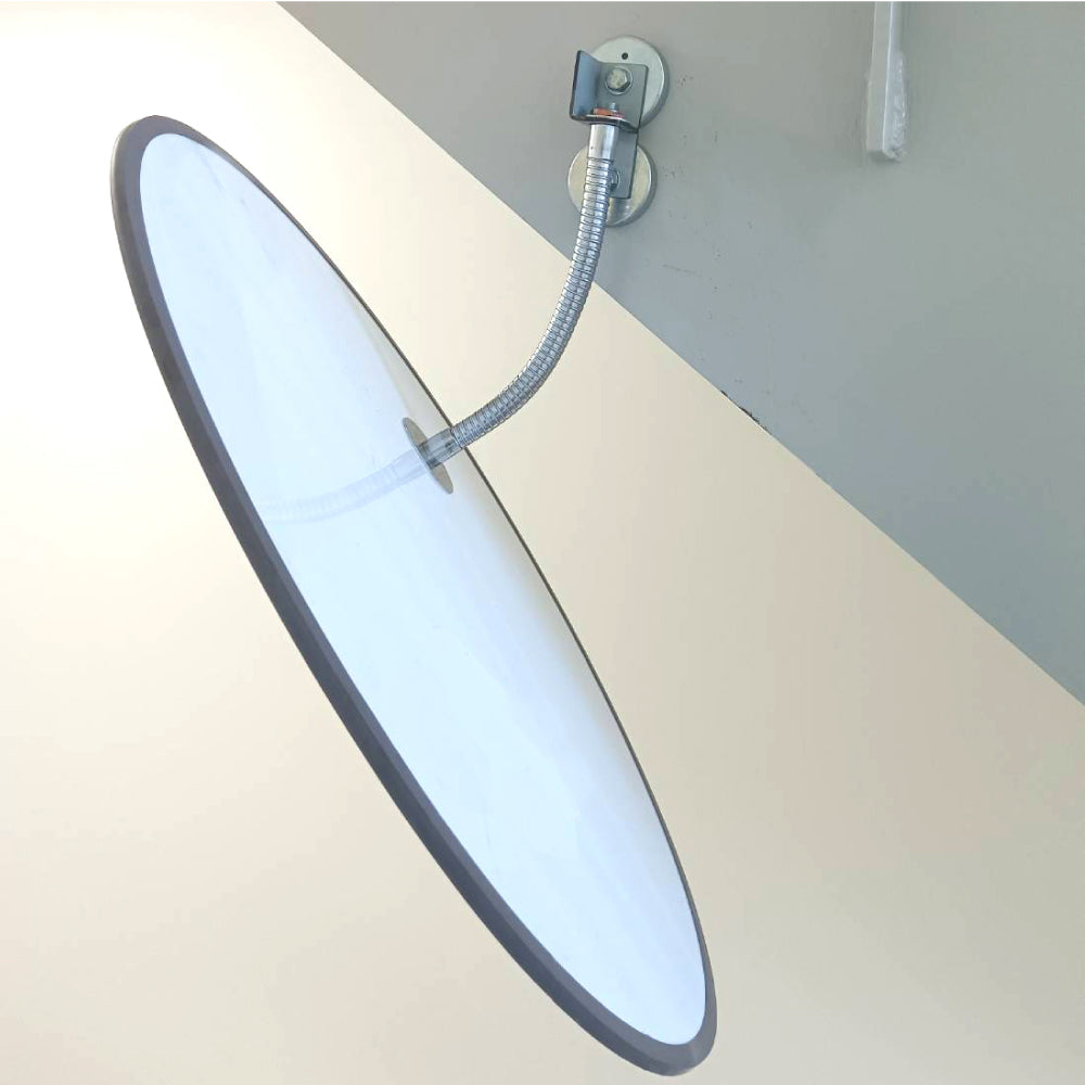 【スピード発送】カーブミラー 室内 防犯ミラー 丸型 550φ 大型 マグネット式 フレキシブル アーム フレキ /グレー/白/青/ アクリル製 防犯 屋内 店舗 万引き イタズラ 防止 防犯グッズ 盗難防止 業務用 日本製 yh1291