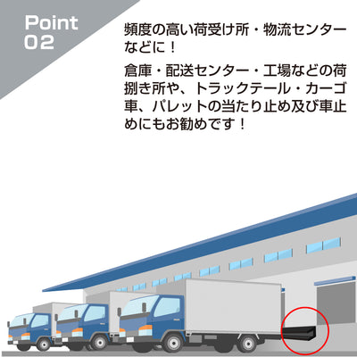 カーストッパー タイヤストッパー H100×W150mm 長さ2M M型 無垢 ゴム 合成ゴム 当て板金具あり無垢タイプ ゴムストッパー トラック当たり止めゴム 合成ゴム製 耐久性 倉庫 物流センター 配送センター 工場 駐車場 KM-1015 / 1本 / 3本 /yh1494