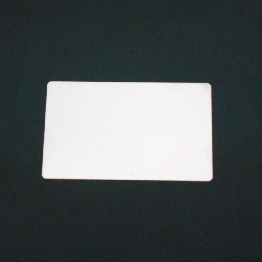 【レターパック配送】カードミラー ステンレス製 54×86ｍｍ 財布 名刺サイズ 見だしなみ 割れない エチケット コンパクト yh286