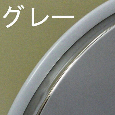 【スピード発送】ガレージミラー ステンレス製 角型 角320×225mm ブロック クランプ　挟み込み 金具付 オレンジ/白/黒/グレー/茶/赤/青 yh482