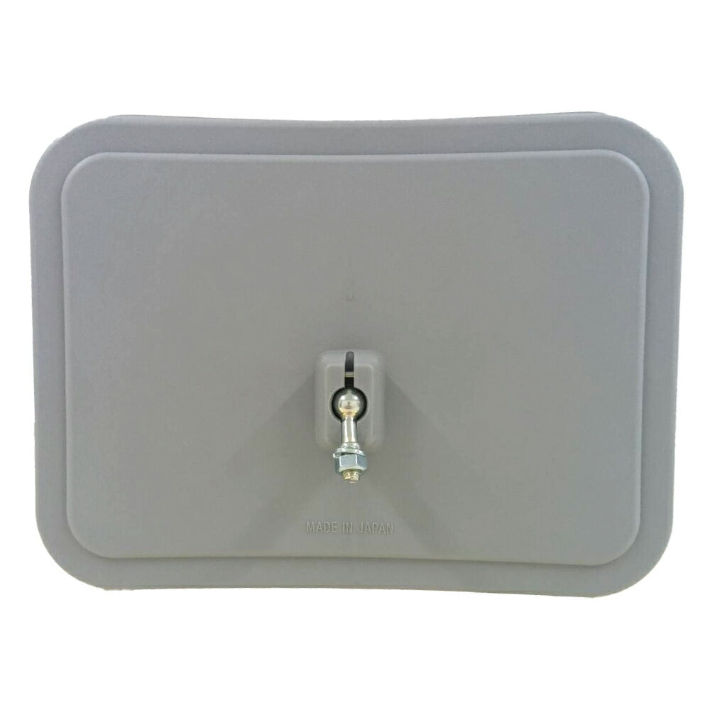 【スピード発送】 ガレージミラー 家庭用 ブロック 挟み込み ステンレス製 取付金具付 小型 角型 230×310mm グレー ガラス製ミラー 50～185mm ブロック塀 門扉 壁 駐車場 クランプ式 屋外 安全 安心 日本製 yh615