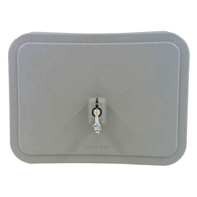 【スピード発送】 ガレージミラー 家庭用 ブロック 挟み込み ステンレス製 取付金具付 小型 角型 230×310mm グレー ガラス製ミラー 50～185mm ブロック塀 門扉 壁 駐車場 クランプ式 屋外 安全 安心 日本製 yh615