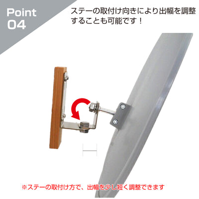【スピード発送】ガレージミラー 家庭用 丸型 φ360 貼り付けタイプ 接着剤付 サビない ステンレス製金具 ガラス製ミラー カーブミラー 駐車場ミラー 安全確保 安全確認 車庫入れ 防犯ミラー 屋外用 死角 道路 出入口 交通安全 日本製 yh689
