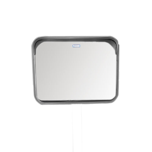 カーブミラー ステンレス製ミラー 角型 600×800 道路反射鏡 オレンジ