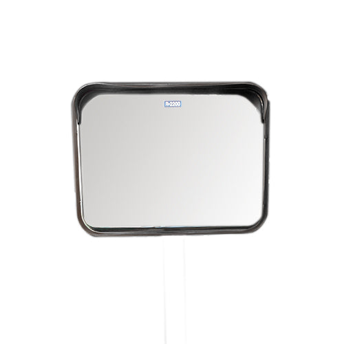 カーブミラー ステンレス製ミラー 角型 600×800 道路反射鏡 オレンジ